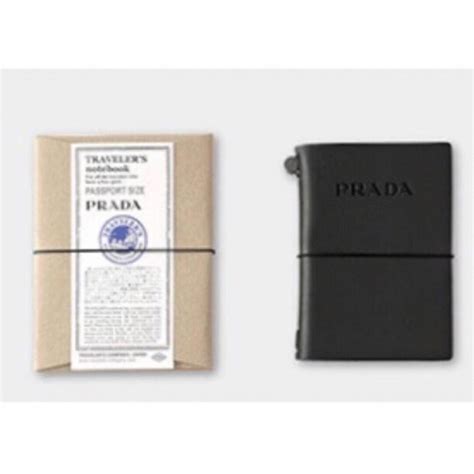 Prada Leather Travel Notebook 